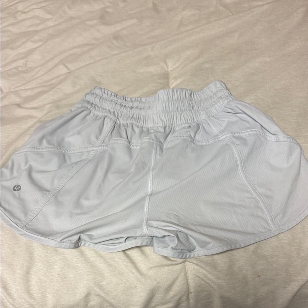 Lululemon Athletica Light Gray Athletic Shorts